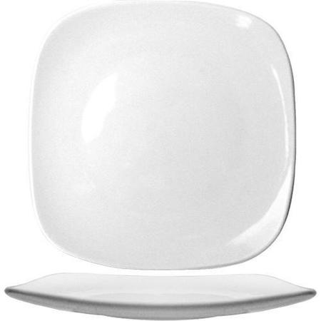 INTERNATIONAL TABLEWARE 6 in Quad™ Square Fine Porcelain Plate, PK36 QP-6